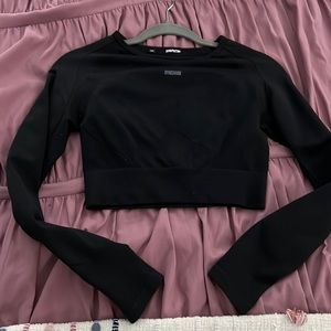 Gymshark Black Crop Top